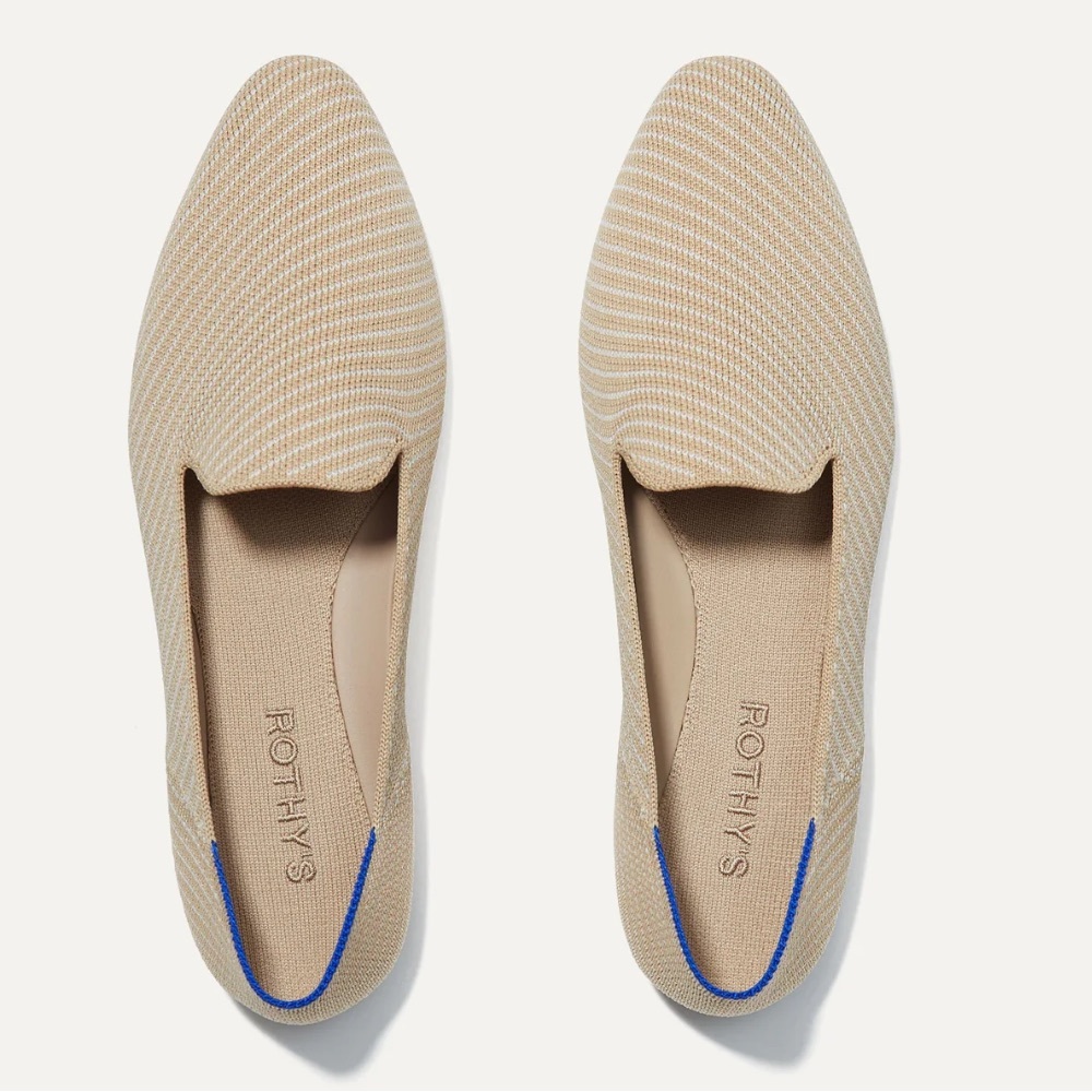 Rothy's Chai Twill Almond Loafer